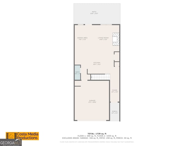 4738 Cypress Park Dr SW, Gainesville, GA 30504 - view of floor plan / room layout