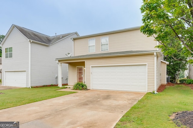 3236 Tallon Ln SW, Atlanta, GA 30311 - traditional-style house with an attached garage, a front lawn, and driveway