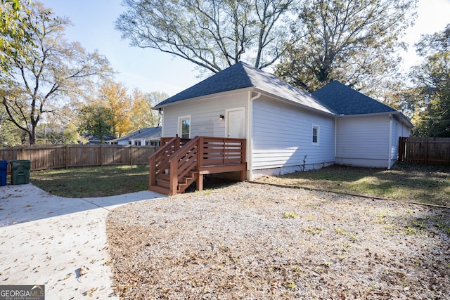 view of rear view of house