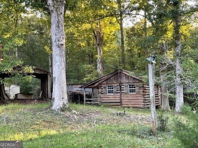 view of rear view of property