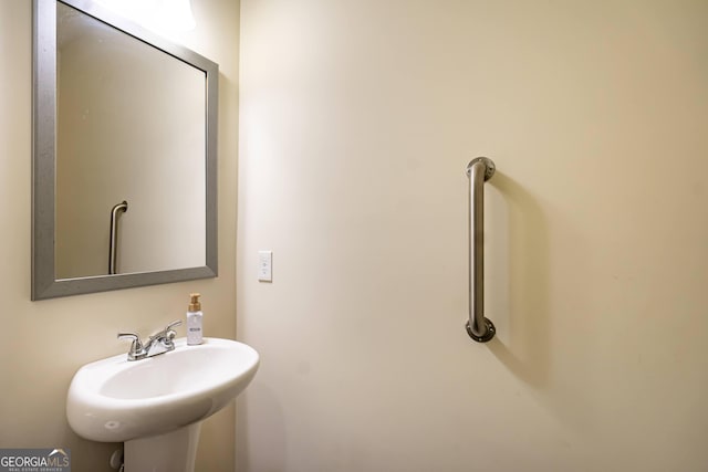 bathroom with a sink