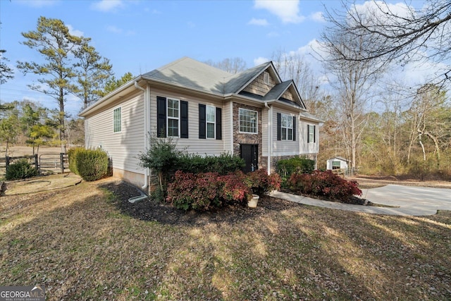 view of front of home