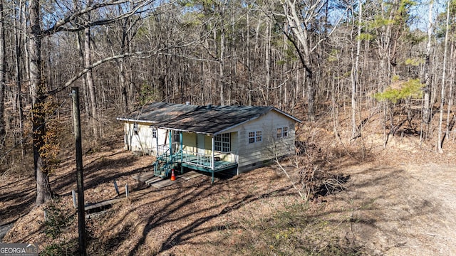 view of front of home