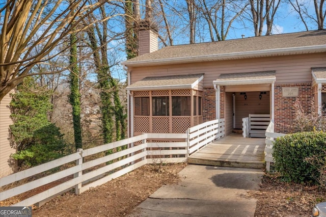 view of entrance to property