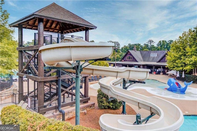 5152 Boulder Bluff Way, Suwanee, GA 30024 - view of pool with a gazebo