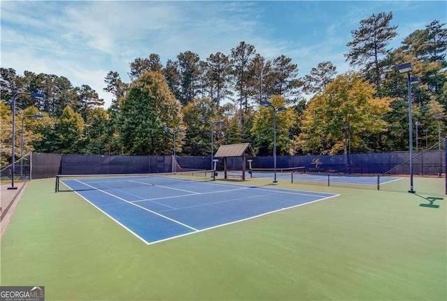 5152 Boulder Bluff Way, Suwanee, GA 30024 - view of tennis court with community basketball court