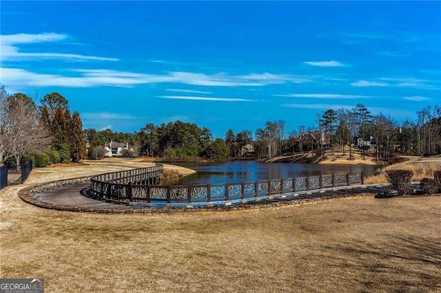 property view of water