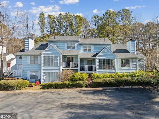 view of rear view of house