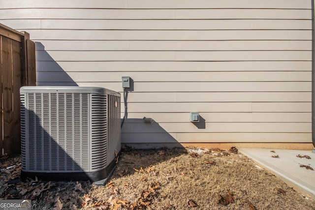 exterior details featuring central air condition unit