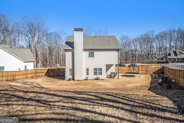 view of rear view of property