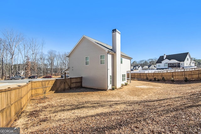 view of rear view of property