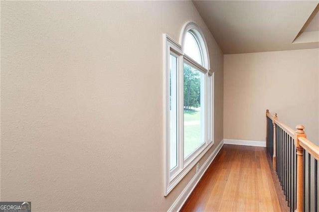 interior space featuring hardwood / wood-style floors