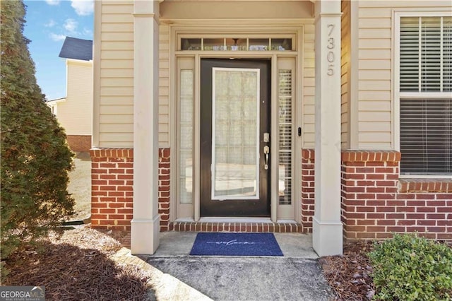 view of entrance to property