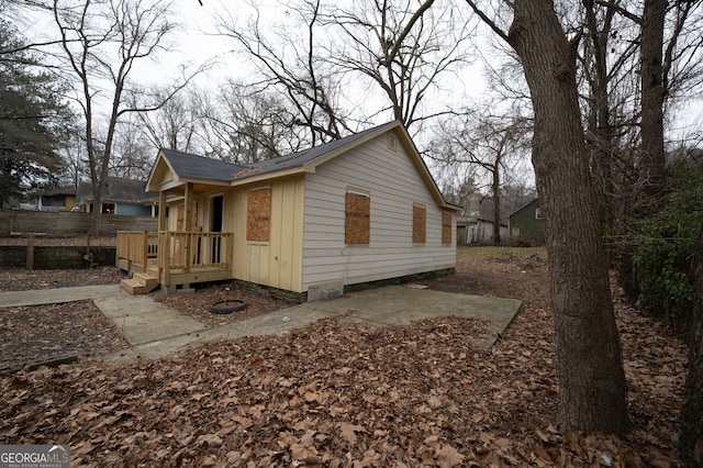 view of property exterior