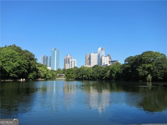 44 Peachtree Pl NW Unit 1828, Atlanta, GA 30309 - water view featuring city skyline