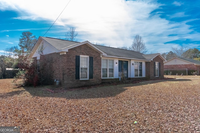 view of ranch-style home