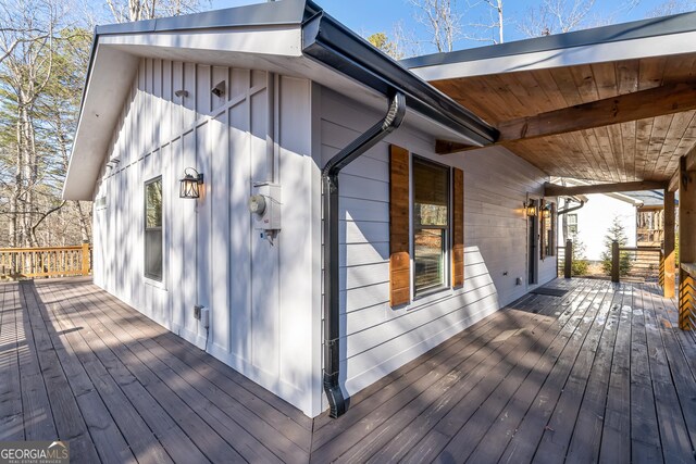 122 Acadia Dr Unit 110, Ellijay, GA 30540 - view of wooden terrace