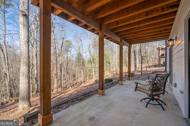 view of patio