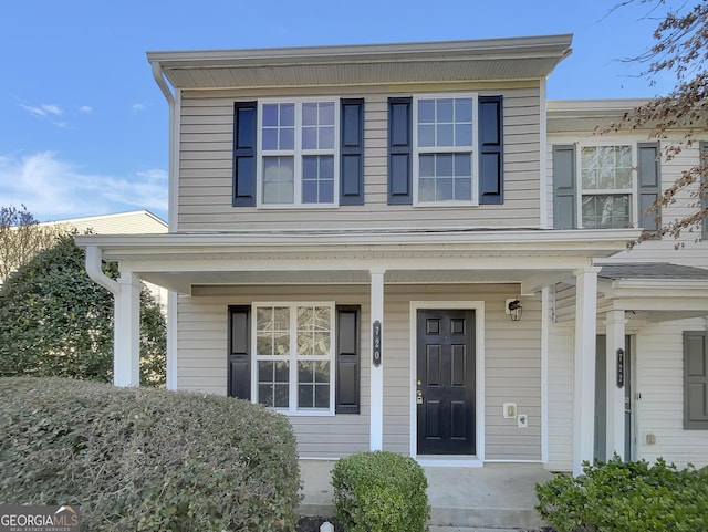 view of front of house featuring a porch