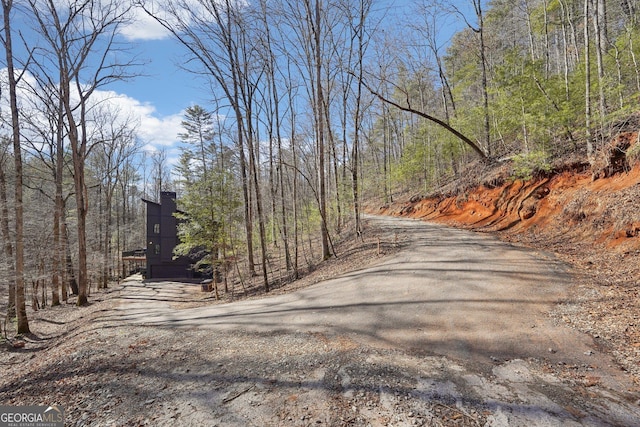 view of road