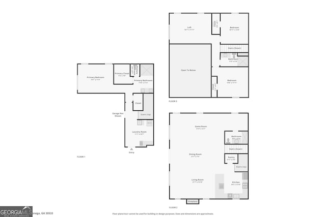 581 Etowah Trl, Dahlonega, GA 30533 - view of floor plan / room layout