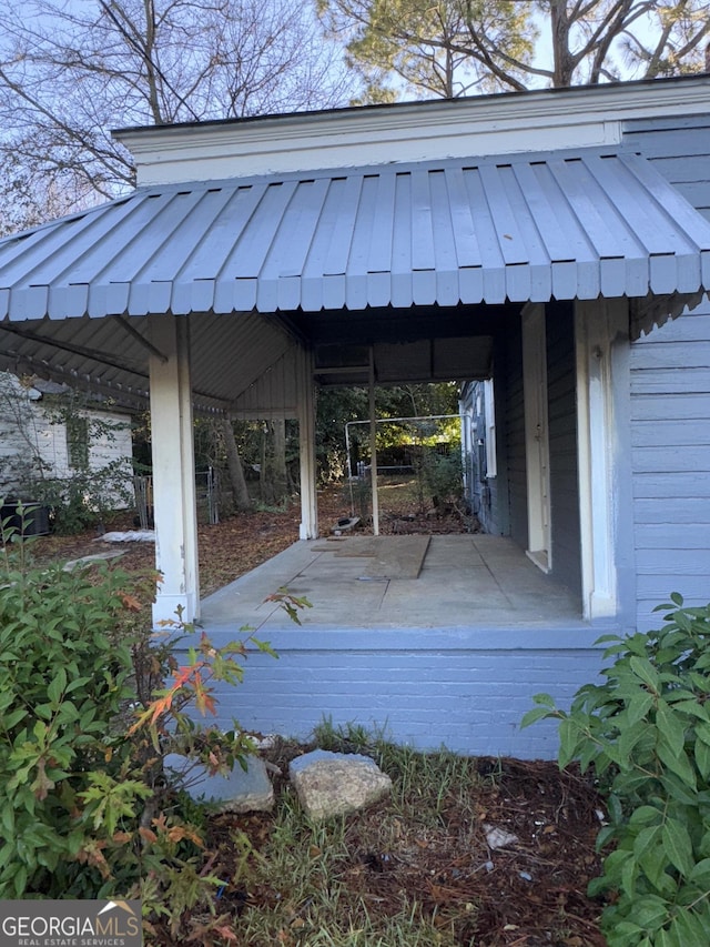 view of patio