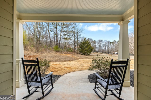 view of patio