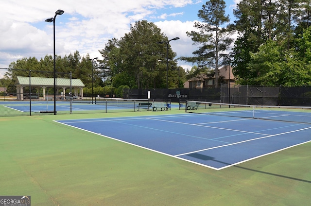 view of sport court