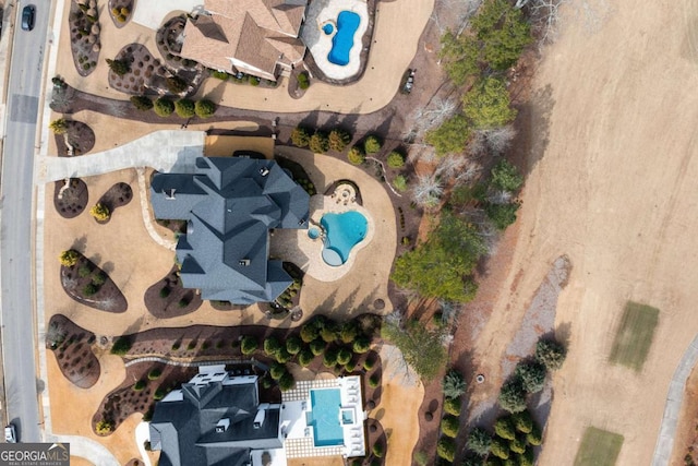16143 Belford Dr, Alpharetta, GA 30004 - view of property location featuring a pool area