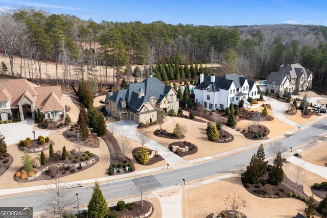 16143 Belford Dr, Alpharetta, GA 30004 - aerial perspective of suburban area