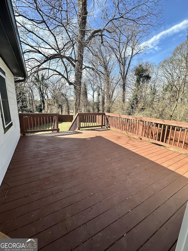 view of deck