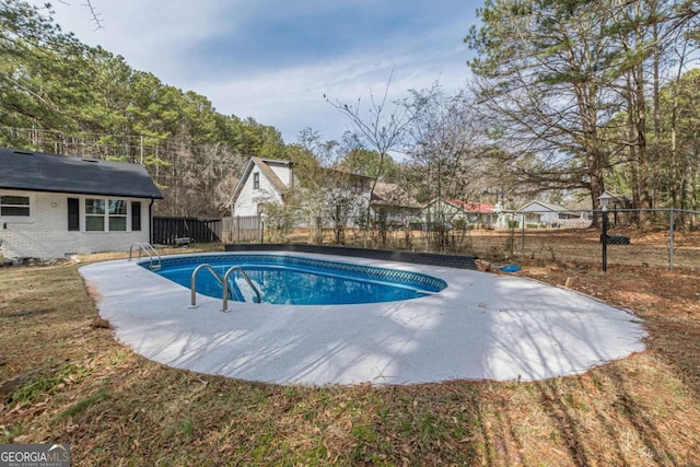 view of pool