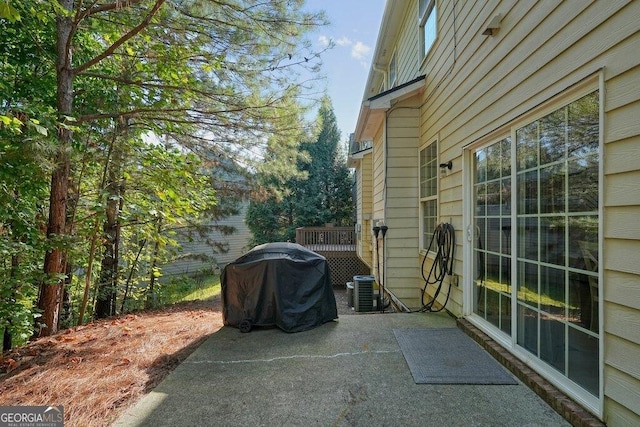 view of patio / terrace with grilling area