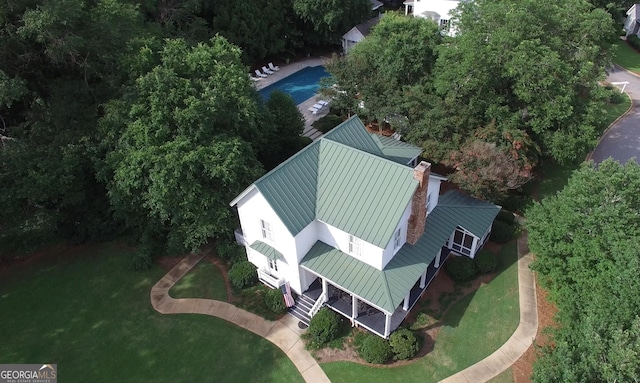 aerial view
