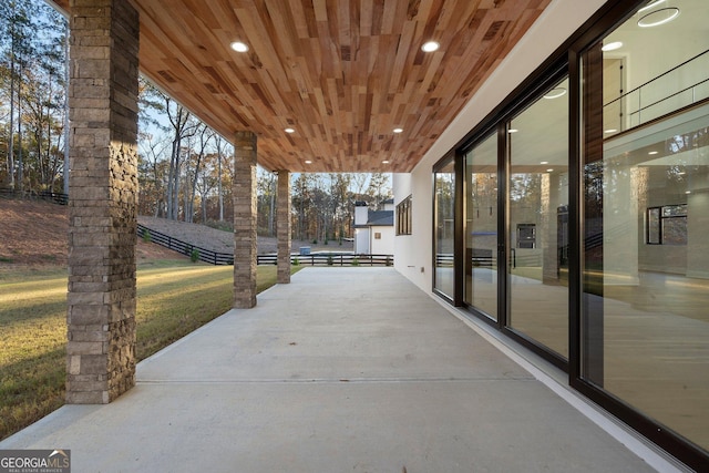 view of patio