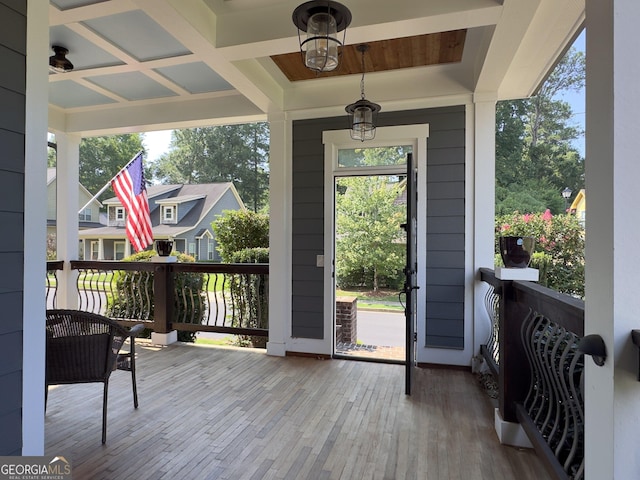 10 Plum Blossom Ln, Hampton, GA 30228 - wooden deck with a porch