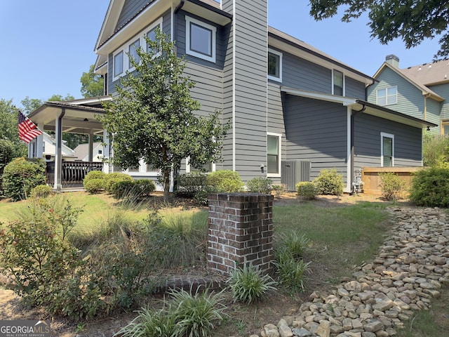 10 Plum Blossom Ln, Hampton, GA 30228 - view of back of property