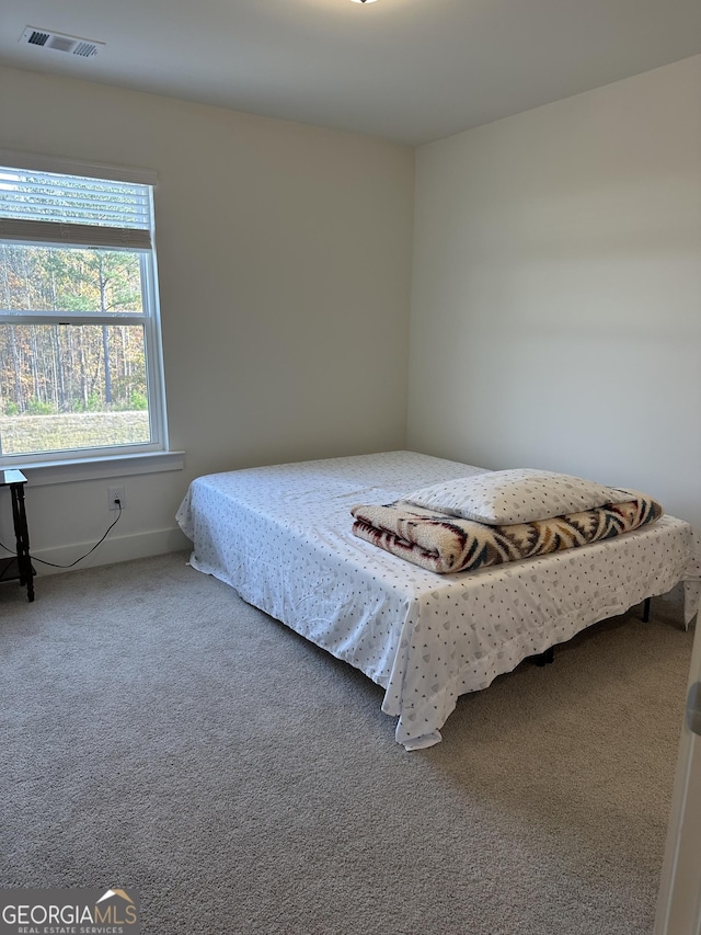 bedroom featuring carpet floors