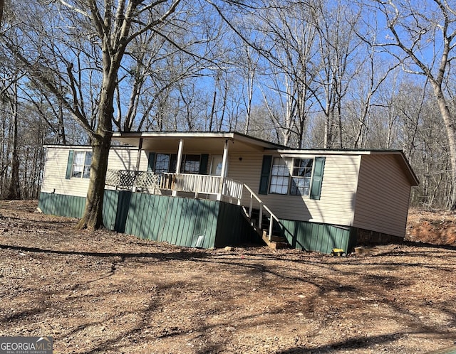 view of manufactured / mobile home