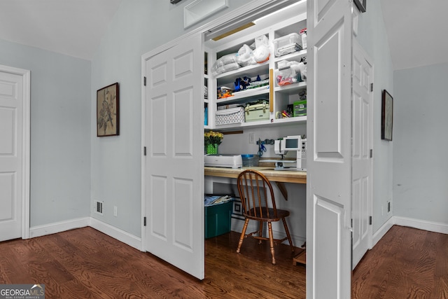 view of closet