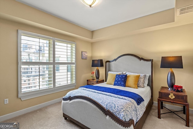 bedroom featuring carpet floors