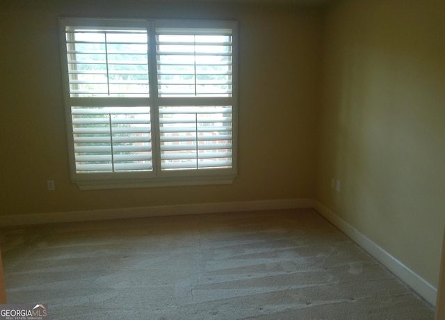 carpeted spare room with plenty of natural light