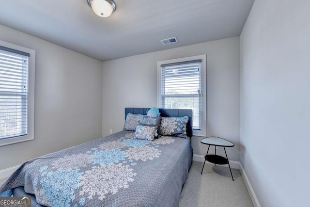 bedroom featuring carpet floors