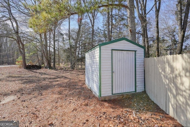 view of outbuilding