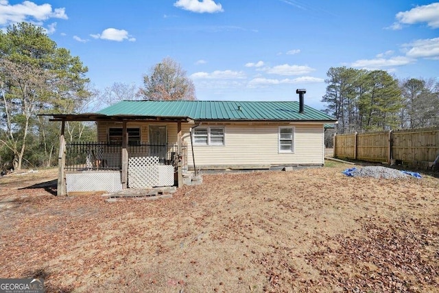 view of rear view of house