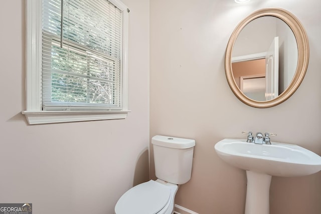 bathroom with toilet