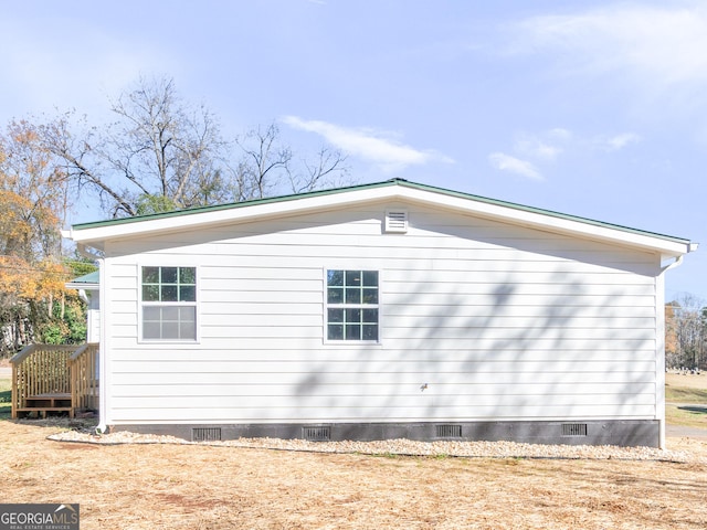 view of side of home