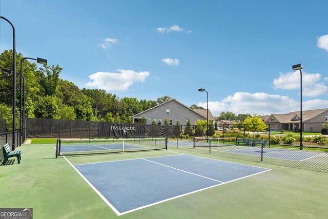 view of sport court