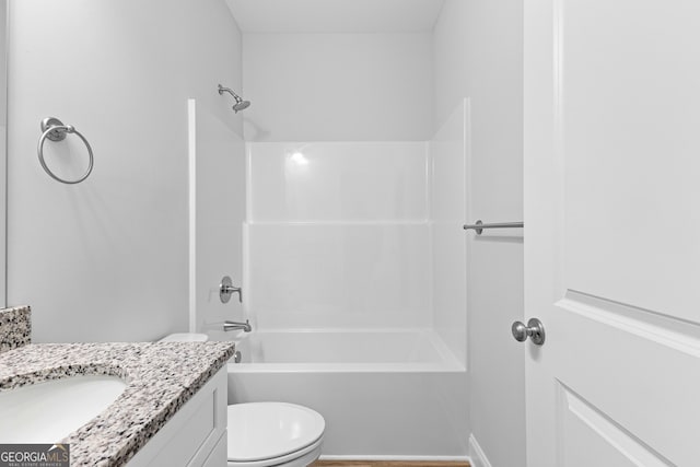 205 Lenox Cir, Lagrange, GA 30241 - bathroom featuring shower / bath combination, toilet, and vanity