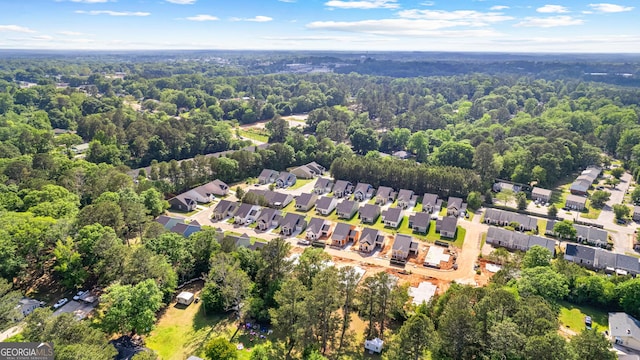 205 Lenox Cir, Lagrange, GA 30241 - bird's eye view featuring a residential view and a wooded view